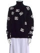 Dolce & Gabbana Virgin Wool Printed Sweater