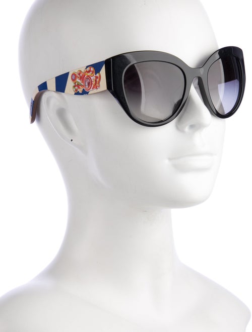 Dolce & Gabbana Cat-Eye Gradient Sunglasses