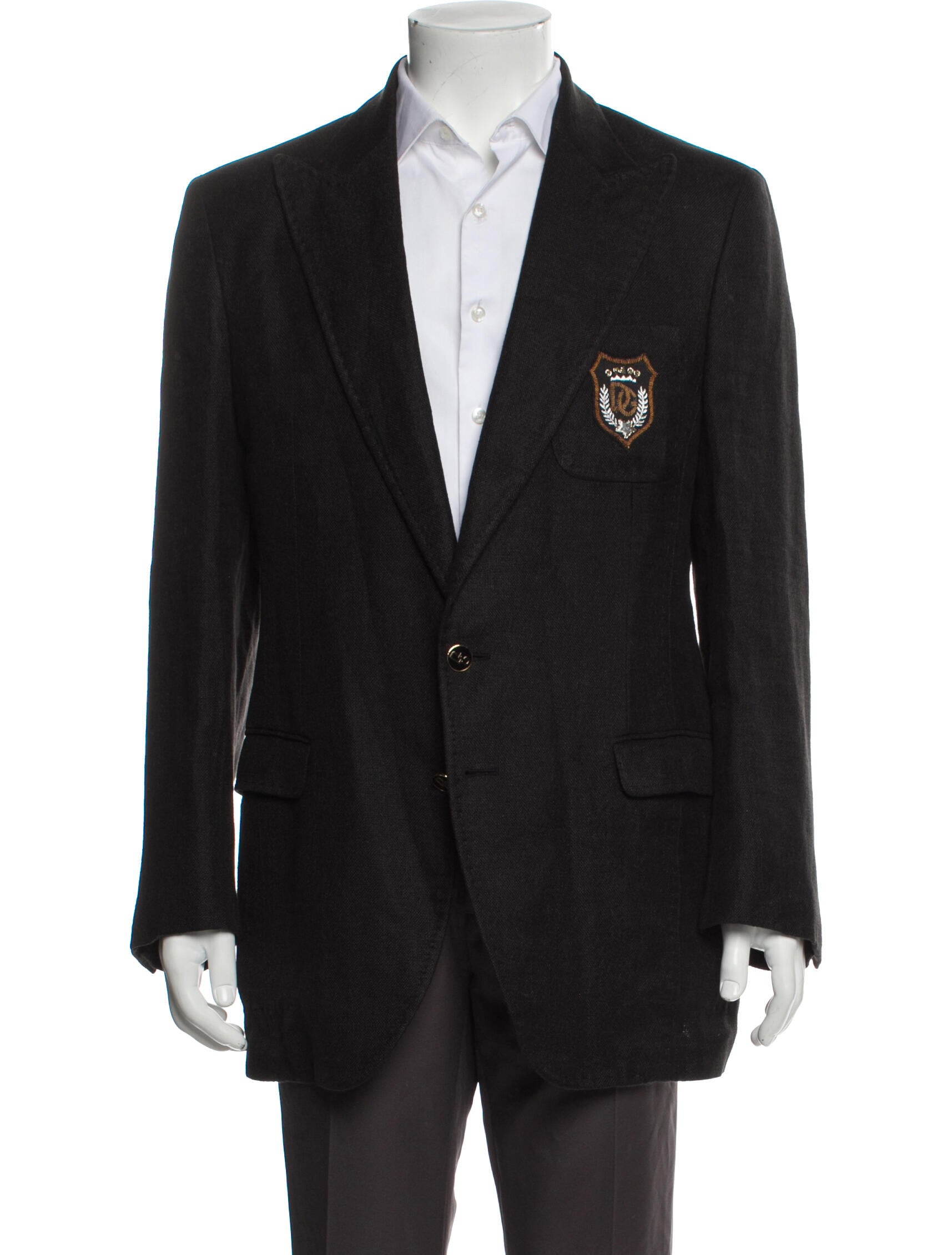 Dolce & Gabbana Linen Peacoat