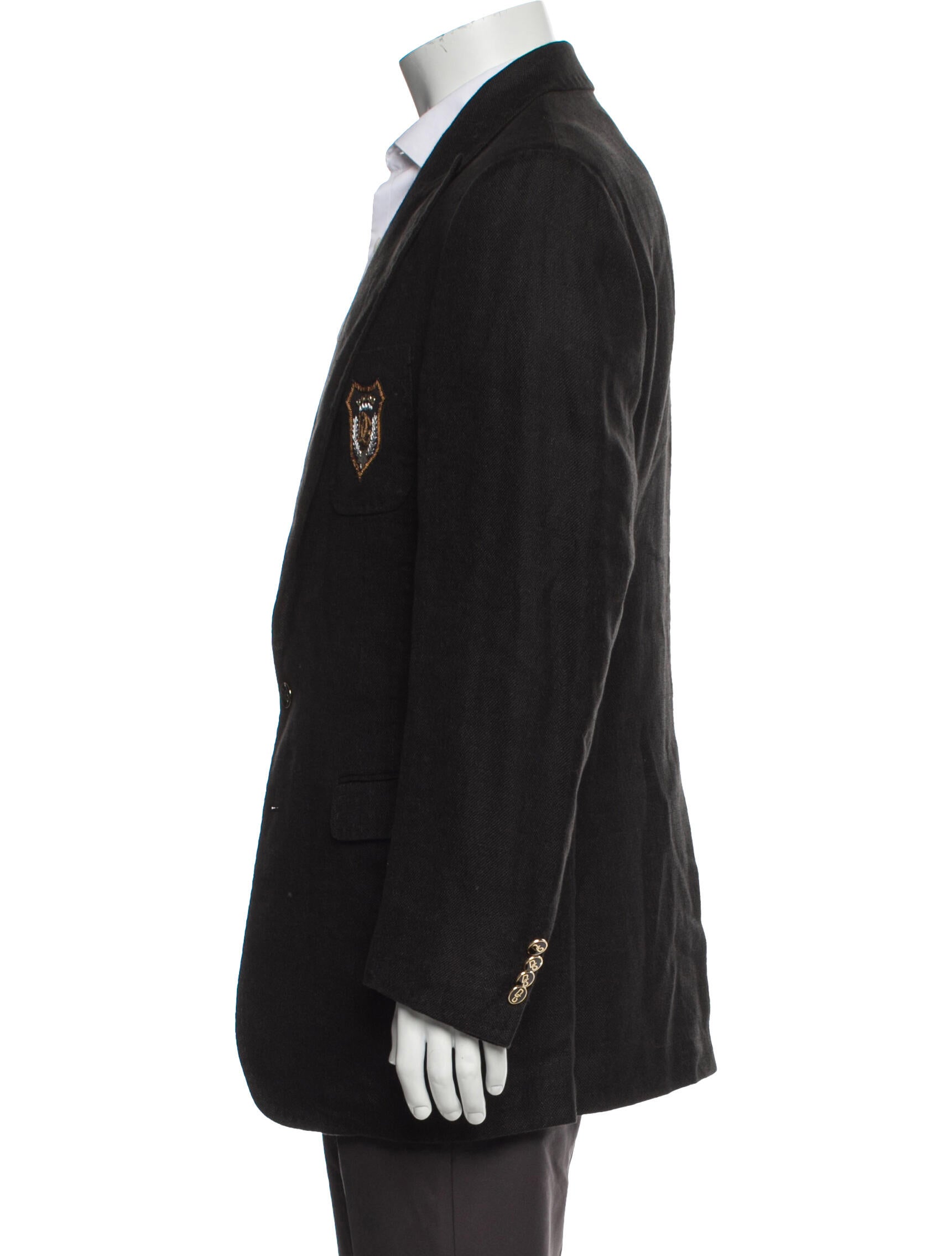 Dolce & Gabbana Linen Peacoat