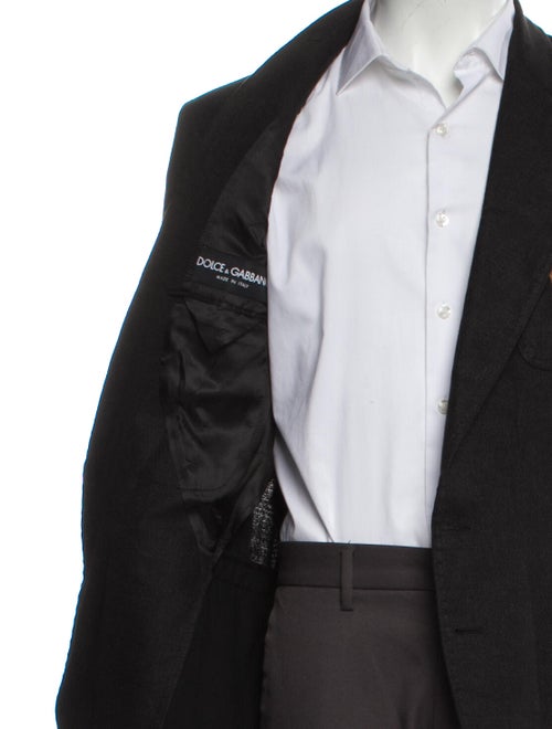 Dolce & Gabbana Linen Peacoat