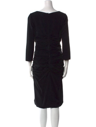 Dolce & Gabbana Scoop Neck Midi Length Dress