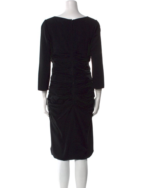 Dolce & Gabbana Scoop Neck Midi Length Dress