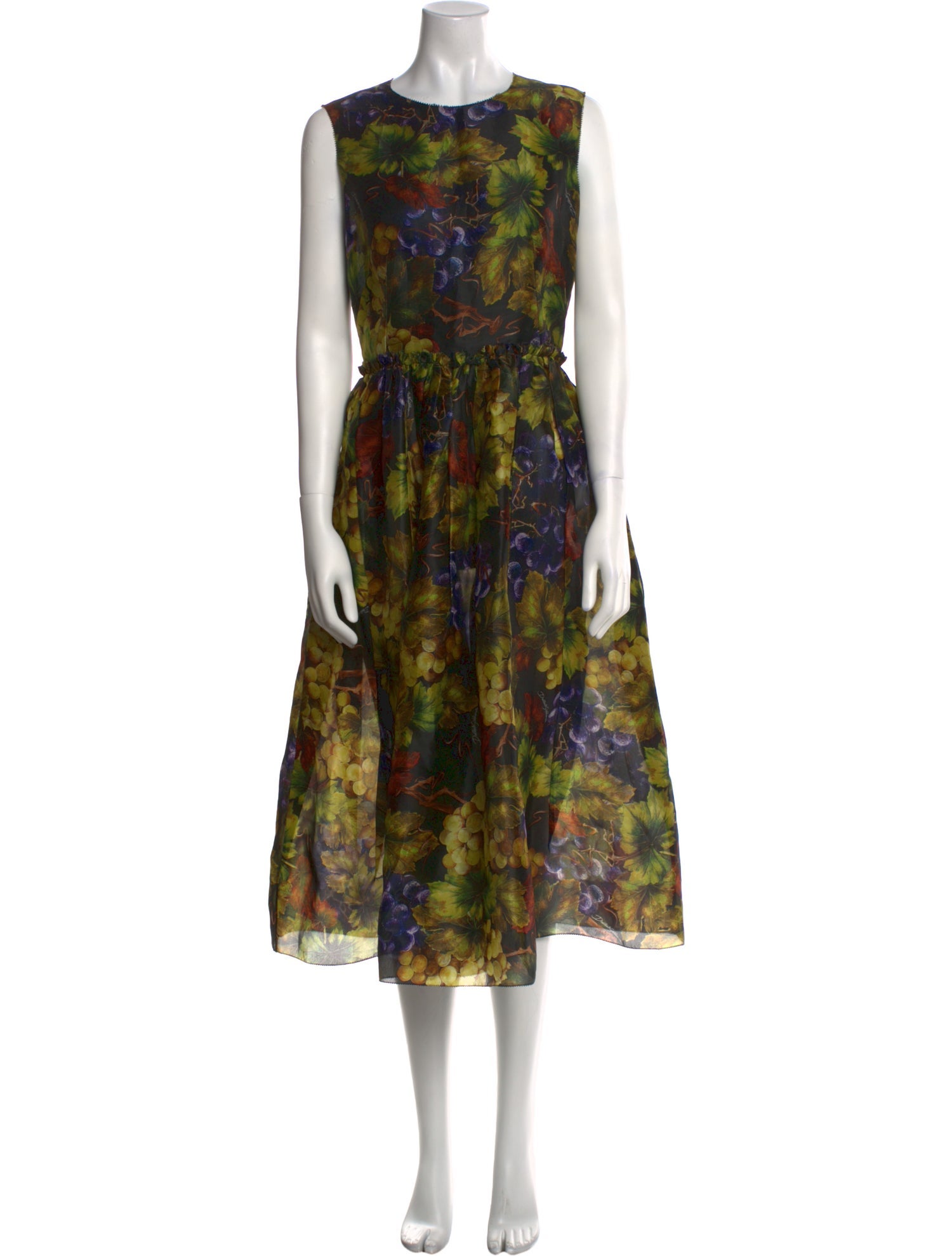 Dolce & Gabbana Silk Knee-Length Dress