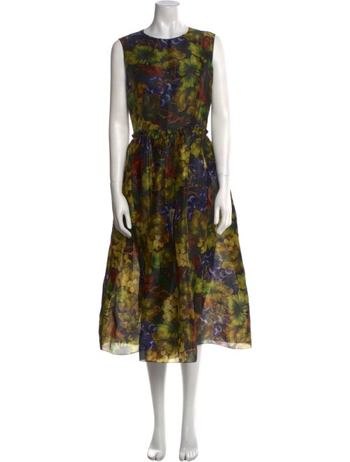 Dolce & Gabbana Silk Knee-Length Dress