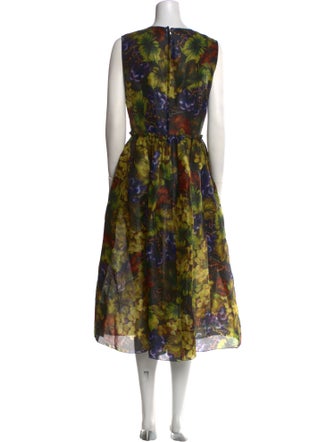 Dolce & Gabbana Silk Knee-Length Dress