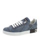 Dolce & Gabbana Denim Distressed Accents Sneakers