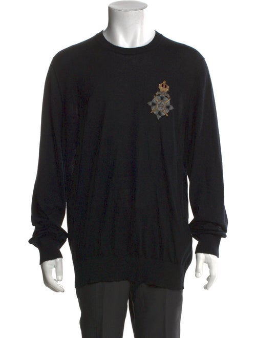 Dolce & Gabbana Cashmere Graphic Print Pullover