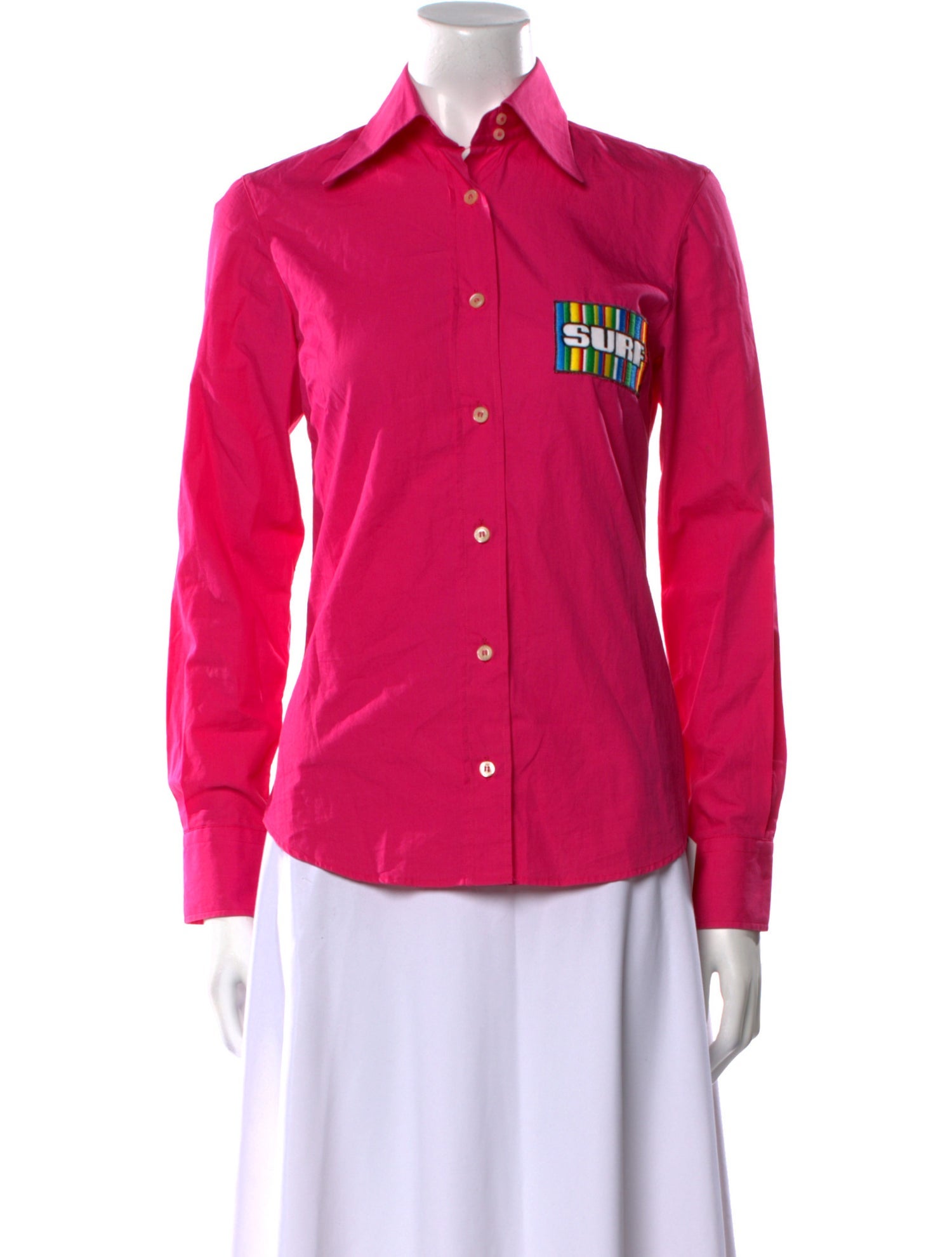 Dolce & Gabbana Long Sleeve Button-Up Top