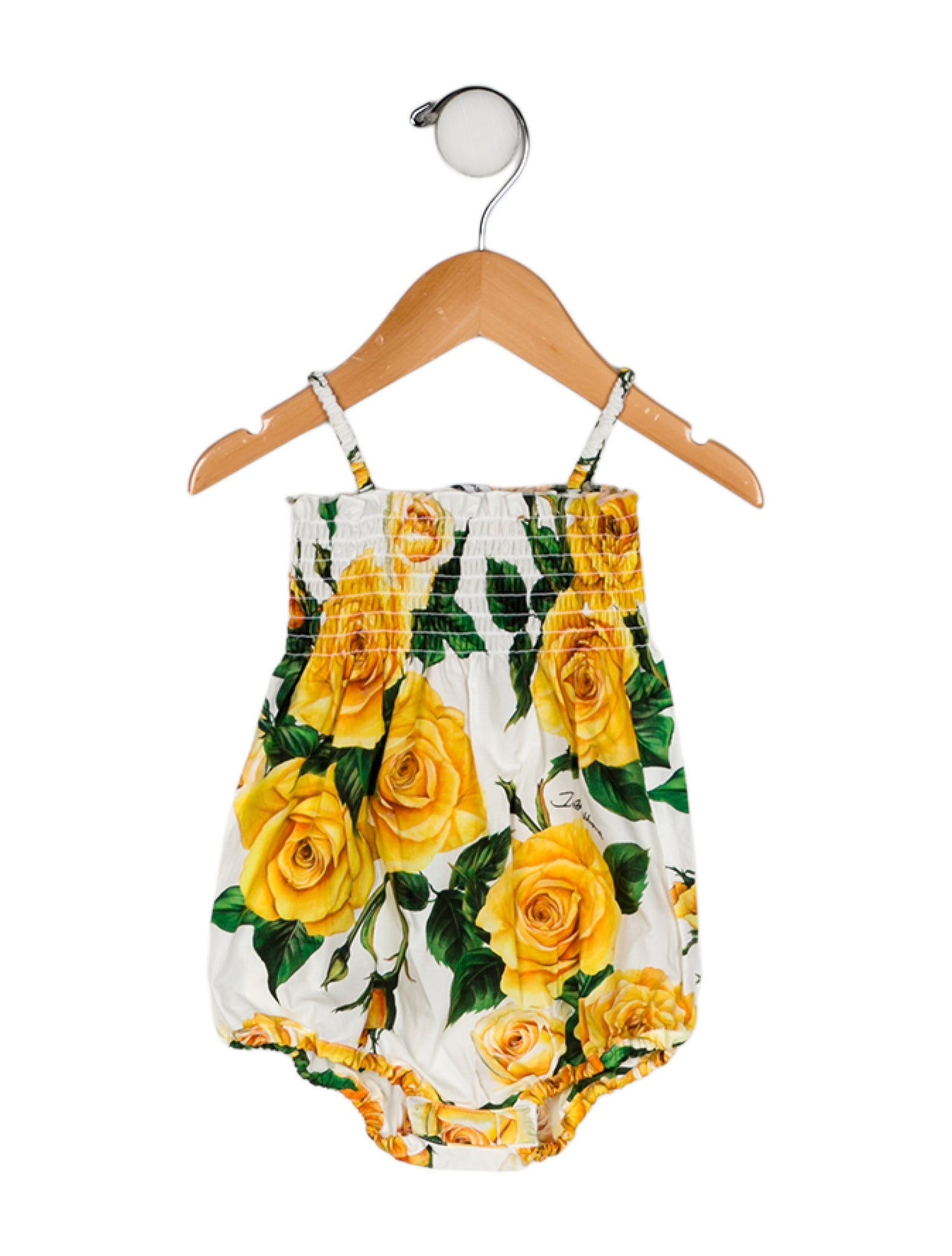 Dolce & Gabbana Infant Girls' Floral Printed Sleeveless Romper