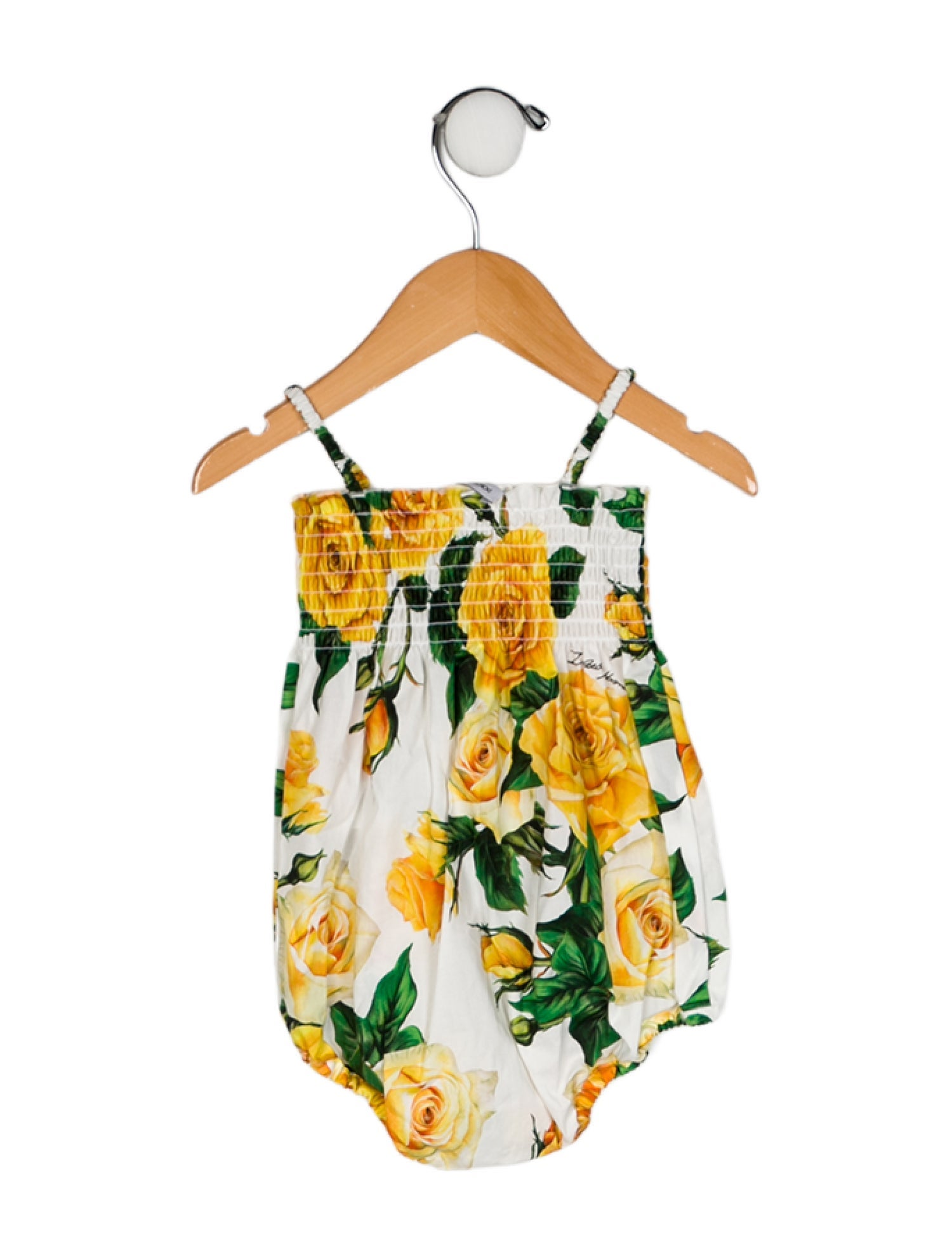 Dolce & Gabbana Infant Girls' Floral Printed Sleeveless Romper