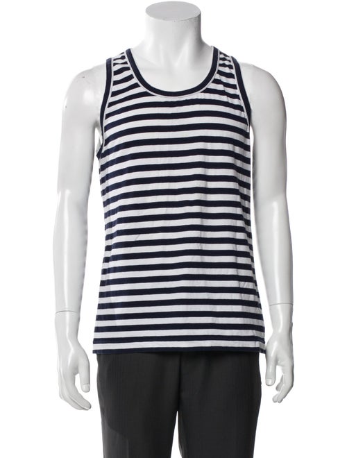 Dolce & Gabbana Striped Scoop Neck T-Shirt