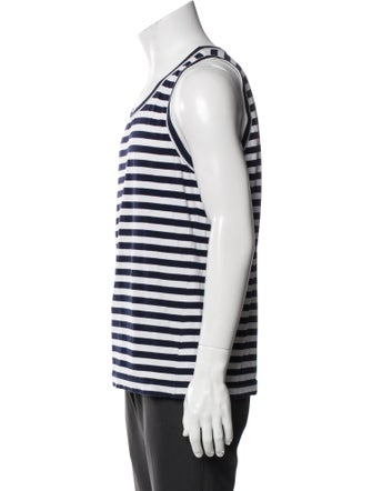 Dolce & Gabbana Striped Scoop Neck T-Shirt