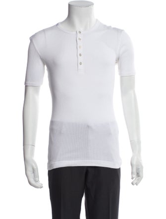 Dolce & Gabbana Crew Neck Short Sleeve Henley