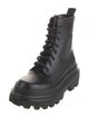 Dolce & Gabbana Leather Combat Boots