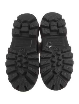 Dolce & Gabbana Leather Combat Boots