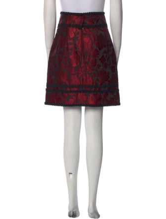 Dolce & Gabbana Floral Print Knee-Length Skirt
