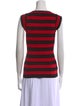 Dolce & Gabbana Silk Striped T-Shirt