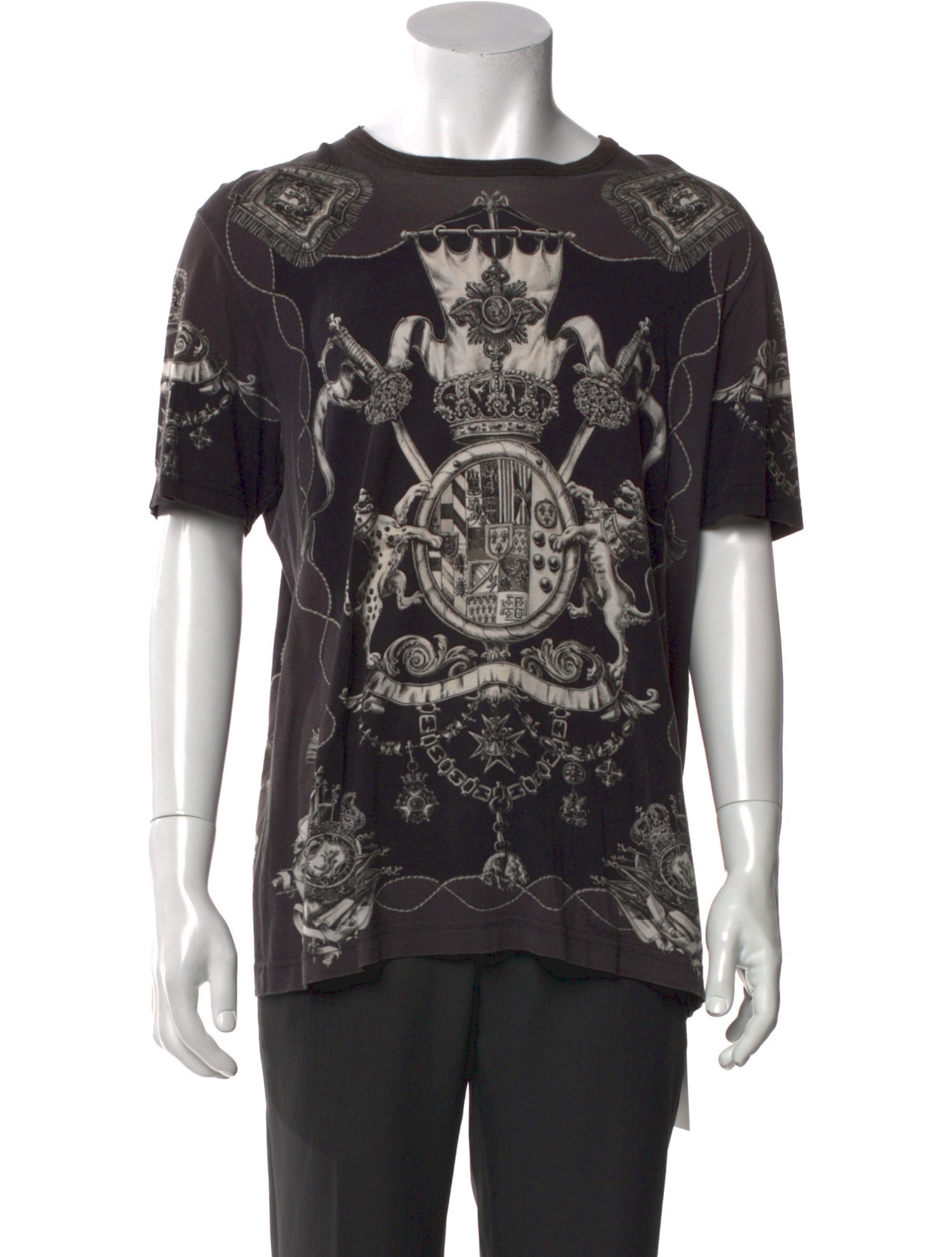 Dolce & Gabbana Graphic Print Crew Neck T-Shirt
