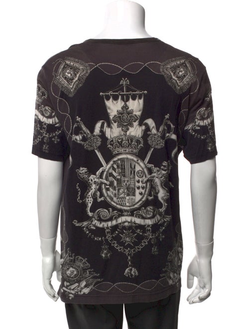 Dolce & Gabbana Graphic Print Crew Neck T-Shirt