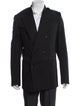 Dolce & Gabbana Virgin Wool Striped Peacoat