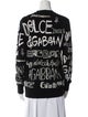 Dolce & Gabbana Virgin Wool Graphic Print Sweater