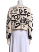 Dolce & Gabbana Virgin Wool Graphic Print Sweater