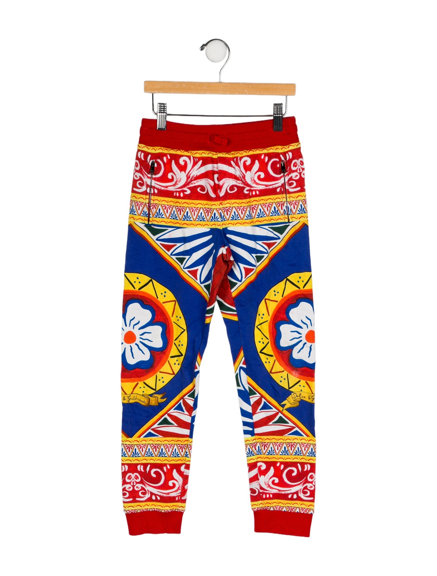 Dolce & Gabbana Girls' Patterned Printed Sweatpants