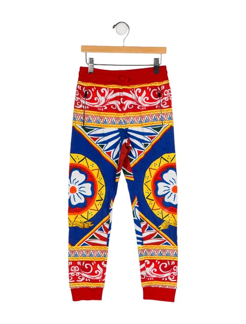 Dolce & Gabbana Girls' Patterned Printed Sweatpants