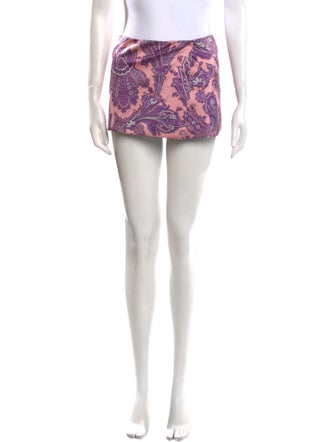 Dolce & Gabbana Silk Mini Skirt