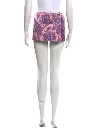 Dolce & Gabbana Silk Mini Skirt