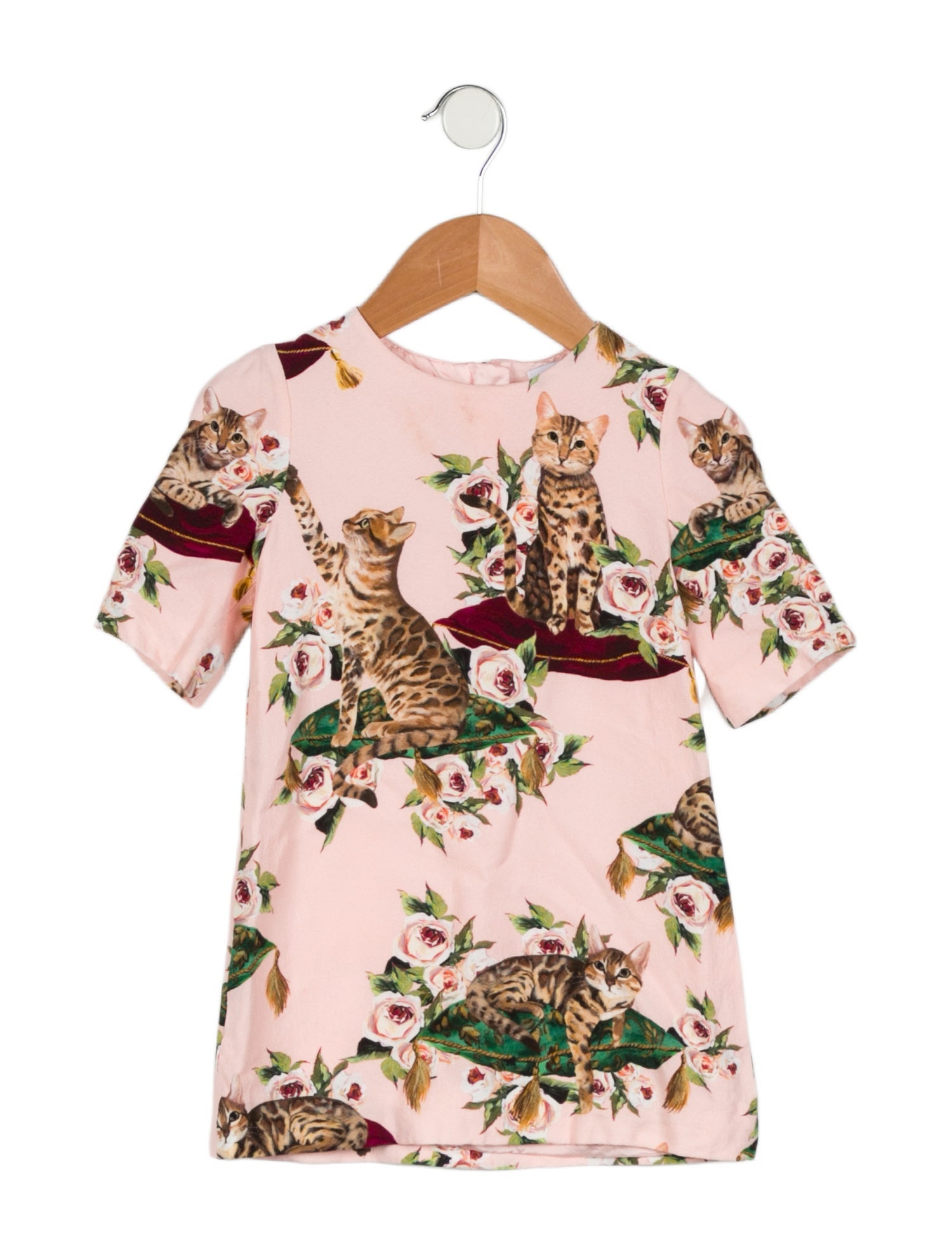 Dolce & Gabbana Toddler Girls' Floral Short Sleeve Dress