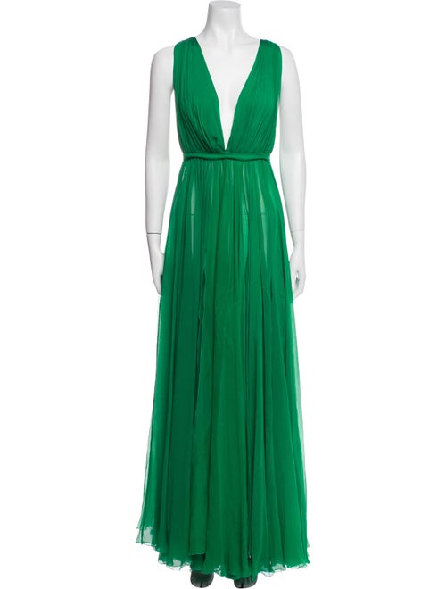 Dolce & Gabbana V-Neck Long Dress