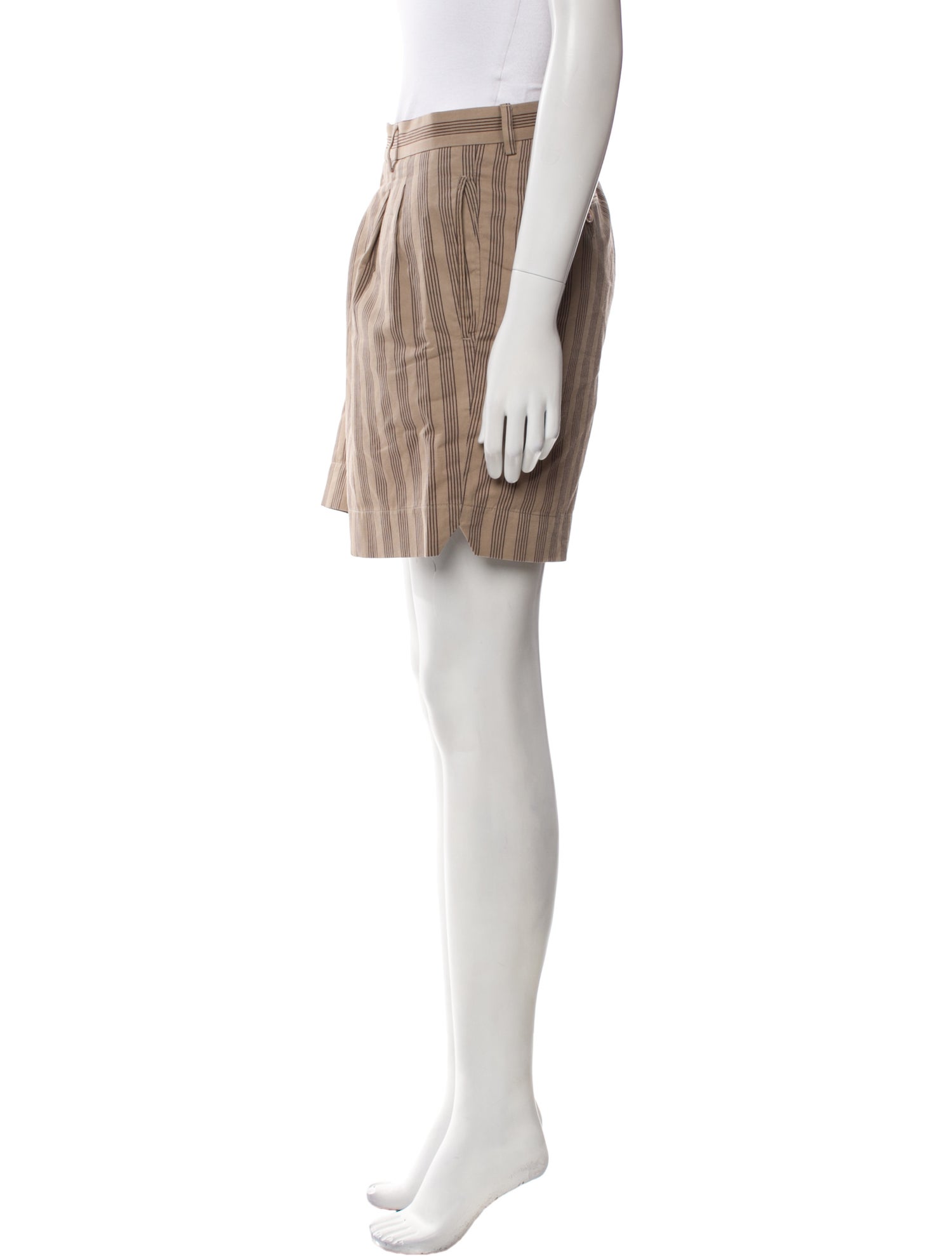 Dolce & Gabbana Striped Mini Shorts