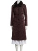 Dolce & Gabbana Linen Tweed Pattern Coat