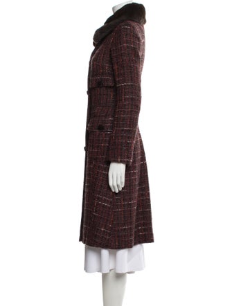 Dolce & Gabbana Linen Tweed Pattern Coat