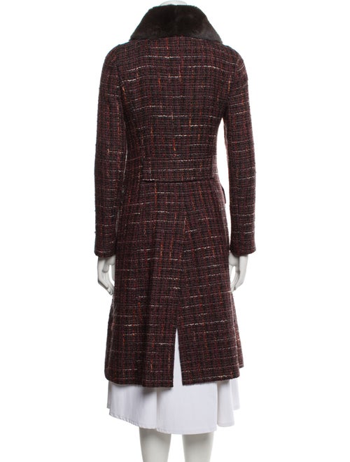 Dolce & Gabbana Linen Tweed Pattern Coat