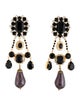 Dolce & Gabbana Faux Pearl & Crystal Clip-On Chandelier Earrings