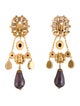 Dolce & Gabbana Faux Pearl & Crystal Clip-On Chandelier Earrings