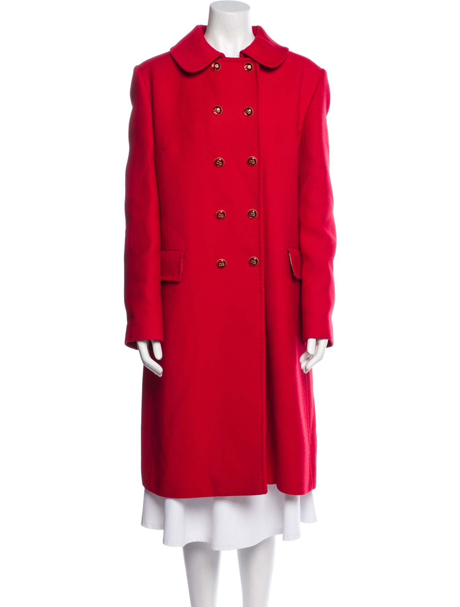 Dolce & Gabbana Virgin Wool Peacoat