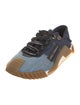 Dolce & Gabbana Denim Colorblock Pattern Sneakers