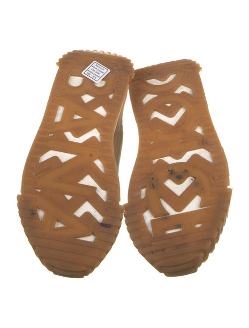 Dolce & Gabbana Denim Colorblock Pattern Sneakers