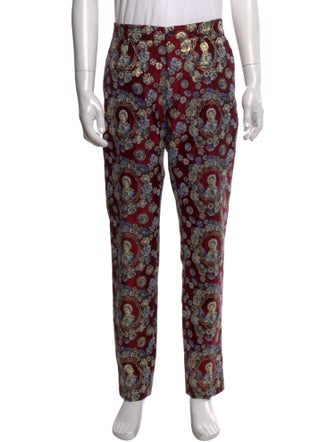Dolce & Gabbana Floral Print Pants