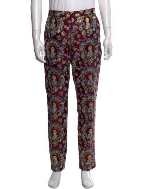 Dolce & Gabbana Floral Print Pants