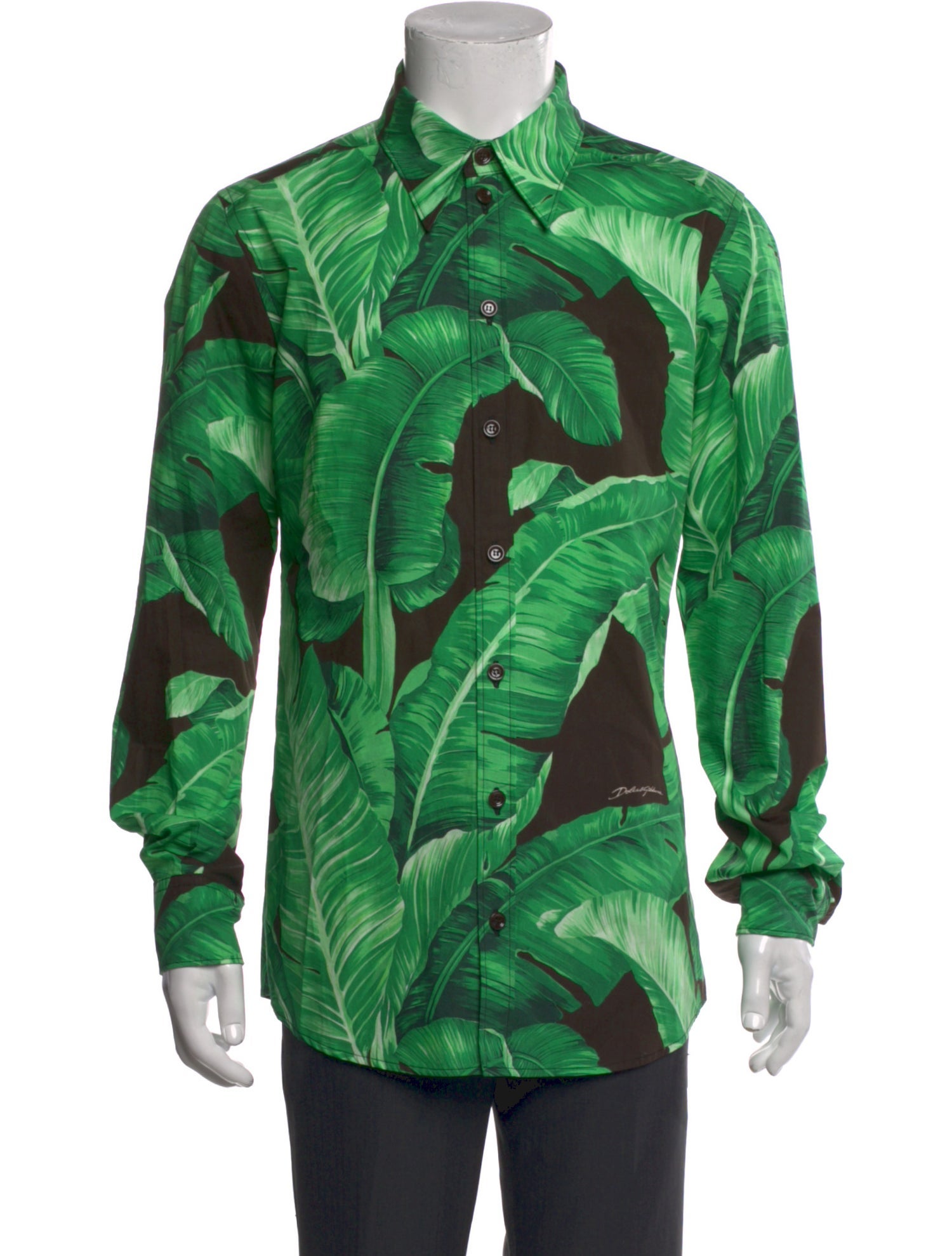 Dolce & Gabbana Printed Long Sleeve Shirt