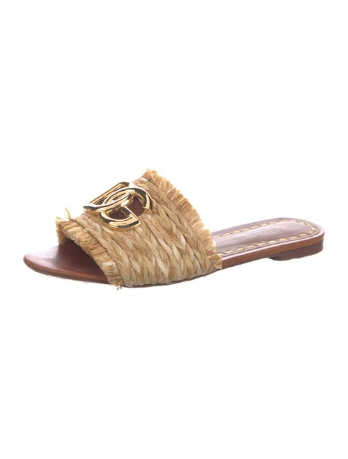 Dolce & Gabbana Raffia Slides