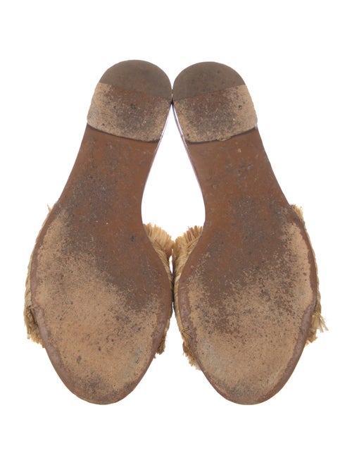 Dolce & Gabbana Raffia Slides