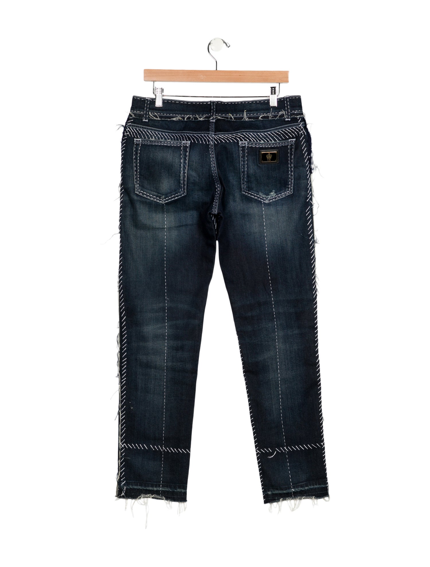 Dolce & Gabbana Mid-Rise Straight Leg Jeans