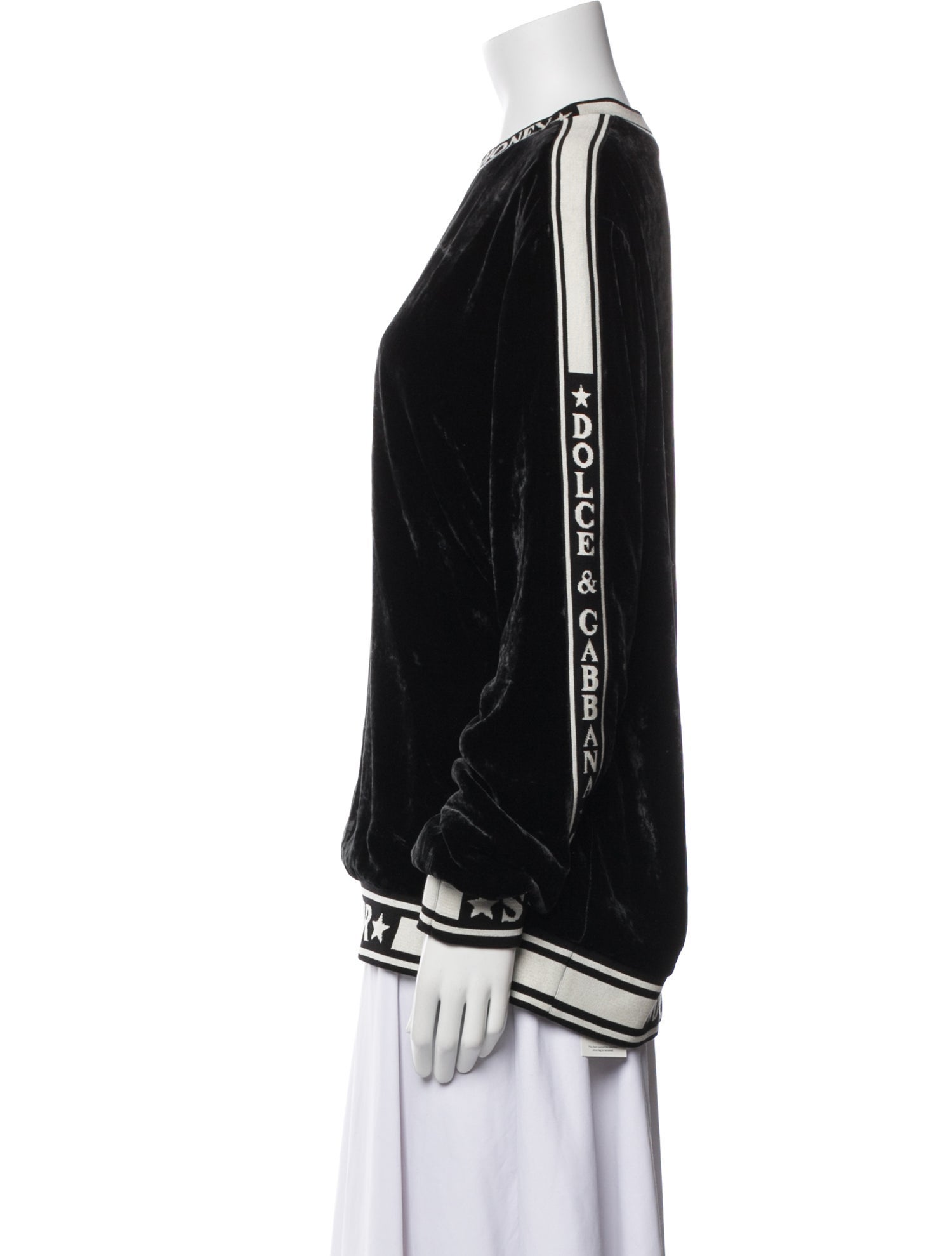 Dolce & Gabbana Crew Neck Long Sleeve Sweatshirt