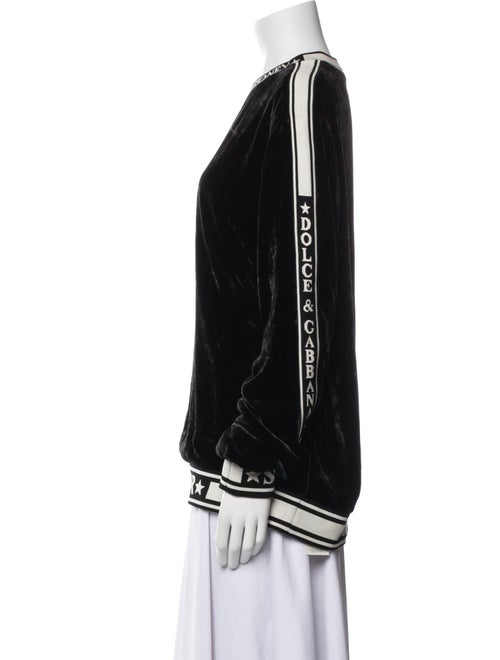 Dolce & Gabbana Crew Neck Long Sleeve Sweatshirt